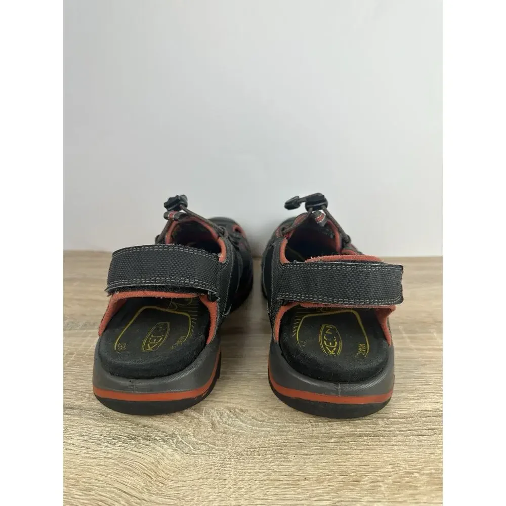 KEEN Men’s Waterproof Hiking Sandals Black Red US 11.5 EU 45 American Built